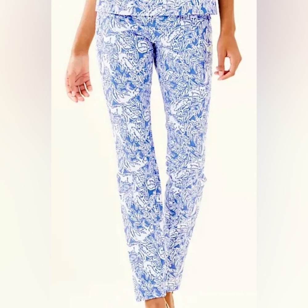 Lilly Pulitzer Kelly Skinny Ankle Pants Fancy Feet 6